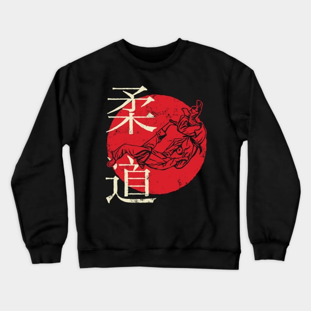 Japanese Judo Crewneck Sweatshirt by Huhnerdieb Apparel